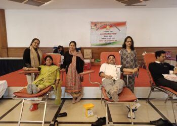 अखिल भारतीय मारवाड़ी  महिला सम्मेलन द्वारा रक्तदान शिविर