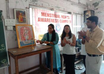 ધબકાર ફાઉન્ડેશન દ્વારા માજીરાજબા ગર્લ્સ હાઇસ્કૂલ ખાતે વર્લ્ડ મેન્સ્ટ્રુઅલ હેલ્થ અવેરનેસ કેમ્પેઇન અંતર્ગત માસિક સ્વાસ્થ્ય અંગે અવેરનેસ સેમિનાર યોજવામાં આવ્યો