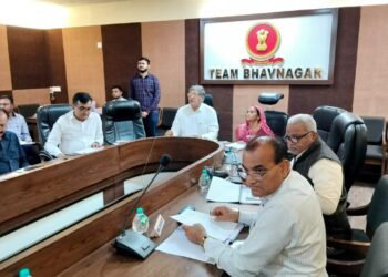 ભાવનગર જિલ્લાના પ્રભારીમંત્રી શ્રીમતી ભાનુબેન બાબરીયાની વર્ચ્યુઅલ ઉપસ્થિતિમાં જિલ્લા આયોજન મંડળની બેઠક યોજાઈ