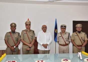 મુખ્યમંત્રીશ્રી ભૂપેન્દ્રભાઇ પટેલે આજે ભાવનગરમાં કુલ 396.34 કરોડ રૂપિયાનાં વિકાસકાર્યોનું લોકાર્પણ અને ખાતમુહૂર્ત કર્યુ હતુ.