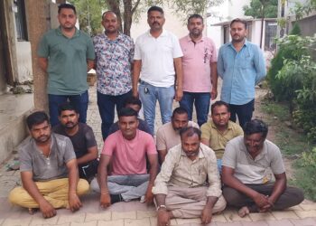 ગંજીપત્તાનો તીનપત્તીનો હારજીતનો જુગાર રમતા કુલ-૦૮ શકુનીઓને રોકડ રૂ.૧૧,૩૬૦/-ના મુદ્દામાલ સાથે ઝડપી પાડતી ભાવનગર એલસીબી.