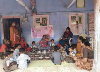 ભાવનગર જિલ્લા પંચાયત દ્વારા ૧૫૯૧ આંગણવાડી કેંદ્રોમાં સ્તનપાન સપ્તાહની ઉજવણી