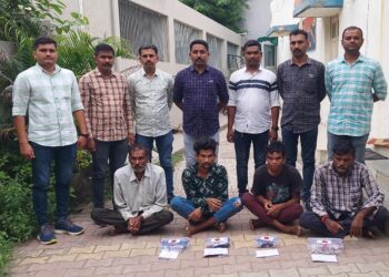 ભાવનગર જિલ્લાના અલગ અલગ સ્થળો અને મંદીરો માં થયેલ ચોરી ના આરોપી ની ગેંગ મુદામાલ સાથે ઝડપાઇ