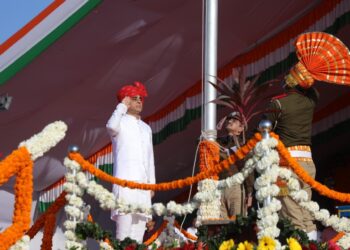 સુરત જિલ્લાના ઉમરપાડા ખાતે ૭૬મા પ્રજાસત્તાક પર્વની આન, બાન અને શાન સાથે ઉજવણી