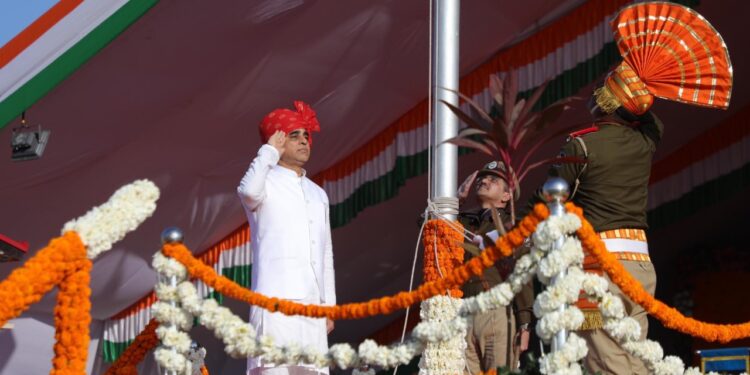 સુરત જિલ્લાના ઉમરપાડા ખાતે ૭૬મા પ્રજાસત્તાક પર્વની આન, બાન અને શાન સાથે ઉજવણી