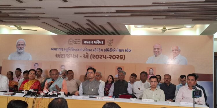 અમદાવાદ મહાનગરપાલિકાનું સુધારા સાથે કુલ 15502 કરોડનું બજેટ થયું રજૂ