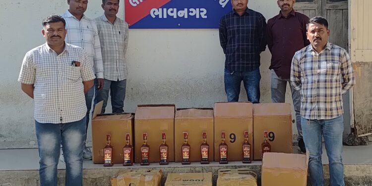 ભારતીય બનાવટના ઇંગ્લીશ દારૂની બોટલ નંગ-૧૭૯ કિ.રૂ.૫,૨૪,૫૮૪/-નાં મુદ્દામાલ સાથે એક ઇસમને ઝડપી પાડતી ભાવનગર લોકલ ક્રાઇમ બ્રાન્ચ