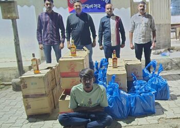 ભારતીય બનાવટના ઇંગ્લીશ દારૂની બોટલ નંગ-૫૫૨ કિ.રૂ.૩,૫૬,૨૬૮/-નાં મુદ્દામાલ સાથે એક ઇસમને ઝડપી પાડતી ભાવનગર લોકલ ક્રાઇમ બ્રાન્ચ