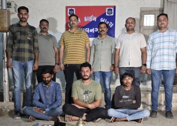 ભાવનગર લોકલ ક્રાઇમ બ્રાન્ચ નો સપાટો અલગ અલગ જગ્યાએ થયેલ ચોરી ના આરોપીને મુદ્દામાલ સાથે ઝડપી પાડયા