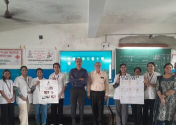 સહયોગી શાળા એસ ડી પટેલ વિદ્યાલય, વડોદરા ખાતે “રોગ મુક્ત ભારત અભિયાન” પ્રોજેક્ટ નાં અમલીકરણ ની શુભ શરૂઆત